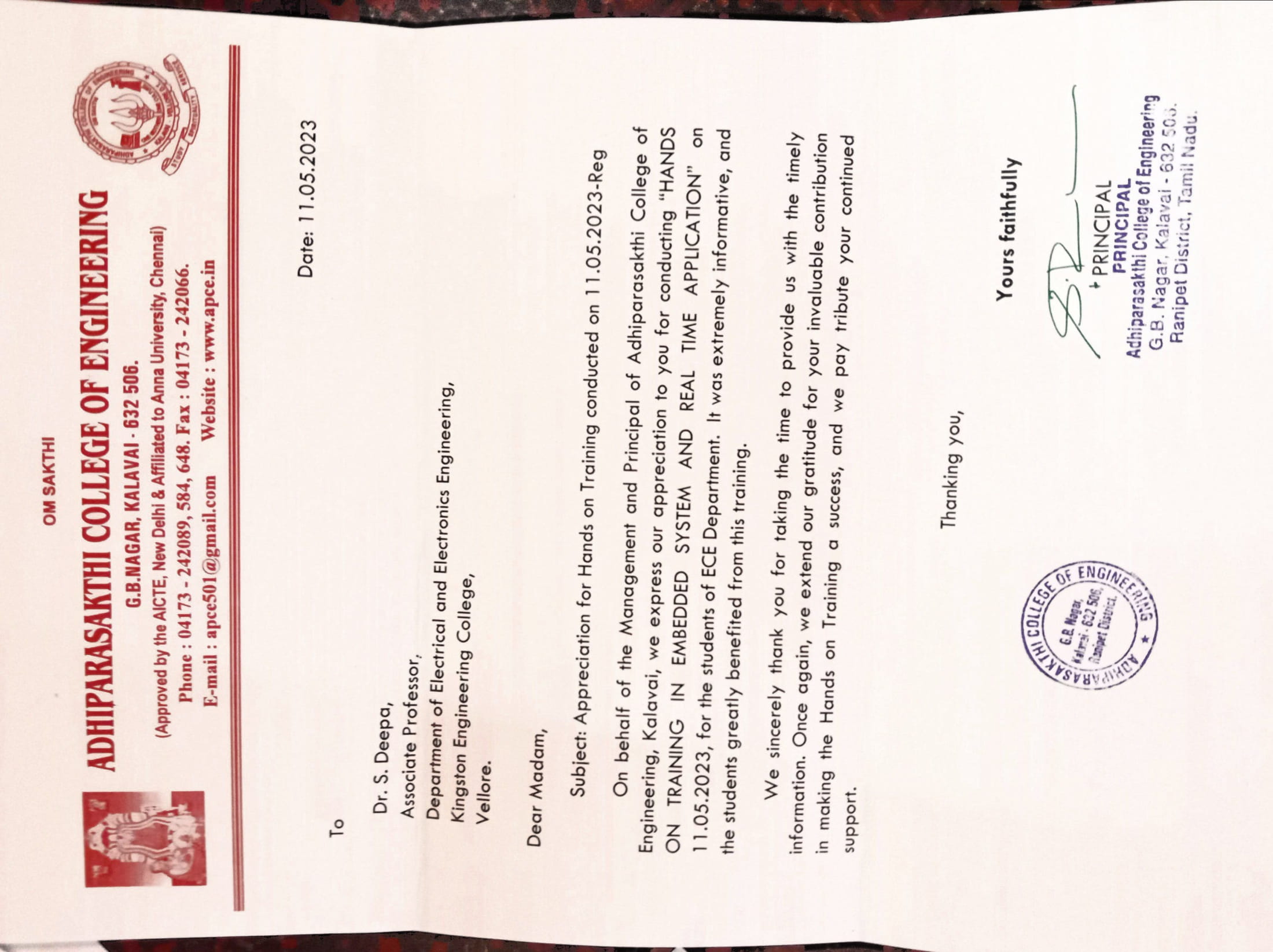 APCE Certificate 2023